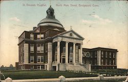 St. Vincent's Hospital, North Main Street Postcard