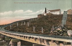 Summit House From Little Bourne Monument Postcard