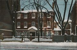 Longfellow's Home in Winter Portland, ME Postcard Postcard Postcard