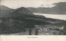 Bird's Eye View of Carson Postcard