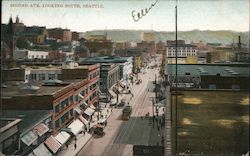 Second Avenue looking South Postcard