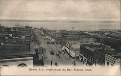 Hewitt Ave., Overlooking the Bay Postcard