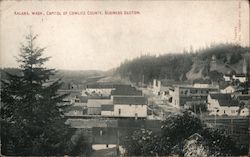 Capitol of Cowlitz County, Business Sectdion Kalama, WA Postcard Postcard Postcard