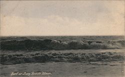 Surf at Long Beach Postcard