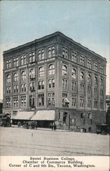 Beutel Business College, Chamber of Commerce Building Tacoma, WA Postcard Postcard Postcard