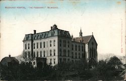 Milwaukee Hospital - The Passavant Postcard