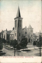 St Peter Claver Church and Rectory Postcard