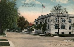 Public Library Postcard