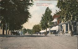 Main Business Street Green Lake, WI Postcard Postcard Postcard