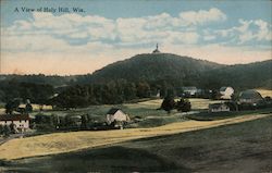 A View of Holy Hill, Wisconsin Postcard