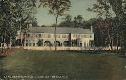 A.C. Bartlett Residence Lake Geneva, WI Postcard Postcard Postcard