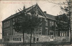 Markesan High School, 1906 Postcard