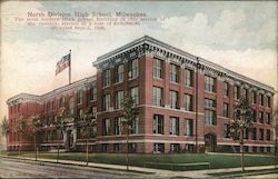 North Division High School Milwaukee, WI Postcard Postcard Postcard