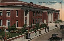 Partial View of Auditorium Milwaukee, WI Postcard Postcard Postcard