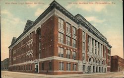 Wm. Penn High School for Girls, 15th and Wallace Sts. Philadelphia, PA Postcard Postcard Postcard