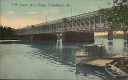 Girard Avenue Bridge Philadelphia, PA Postcard Postcard Postcard