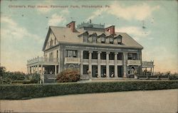 Children's Play House at Fairmount Park Postcard