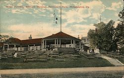 Music Pavilion, Belmont Mansion, Fairmount Park Philadelphia, PA Postcard Postcard Postcard