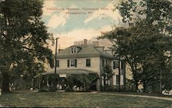 Chamounix Mansion, Fairmount Park Postcard