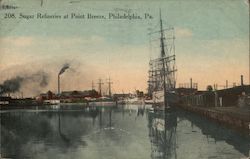 Sugar Refineries at Point Breeze Philadelphia, PA Postcard Postcard Postcard