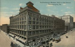 Snellenburg's Market, 11th to 12th Street Postcard