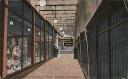 Subway Station at Gimbel Brothers Postcard