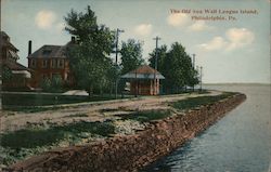 The Old Sea Wall League Island Postcard