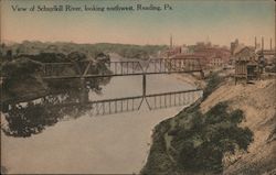 View of Schuylkill River looking Northwest Postcard