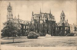 College Hall - University of Pennsylvania Postcard