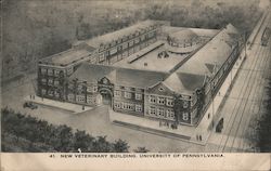 New Veterinary Building - University of Pennsylvania Postcard