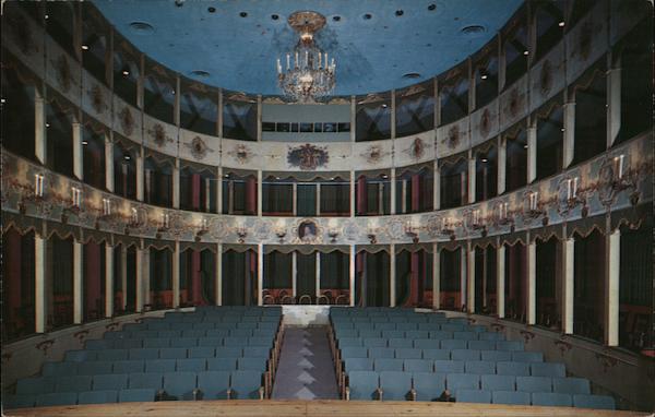 Asolo Theatre Interior Sarasota FL Postcard