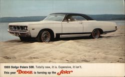 1969 Dodge Polara 500 Cars Postcard Postcard Postcard