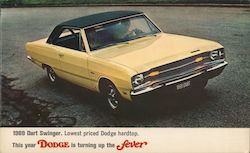 1969 Dodge Swinger Cars Postcard Postcard Postcard