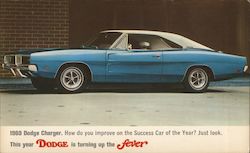 1969 Dodge Charger Cars Postcard Postcard Postcard