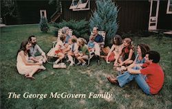 George McGovern Family Postcard