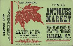 1974 12th Annual Open Air Antiques Market Postcard