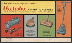 Electrolux Automatic Cleaner by Electrolux Corporation Advertising Postcard Postcard Postcard