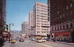 Famous Corner "Hollywood and Vine" California Postcard Postcard Postcard