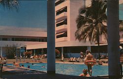 Hote Jaragua swimming pool, Ciudad Trujillo, Republica Dominicana Postcard