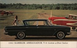 1962 Rambler Ambassador V-8 Custom 4-Door Sedan Postcard