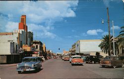 Main Street of Kingsville, Texas Postcard Postcard Postcard