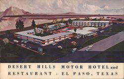 Desert Hills Motor Hotel and Restaurant Postcard