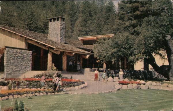 San Moritz Club Crestline, CA Postcard