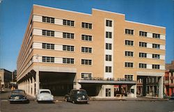 Municipal Parking and Bus Terminal Postcard