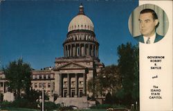 Governor Robert E. Smylie and The Idaho State Capitol Postcard