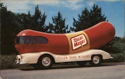 Oscar Mayer Wienermobile -- Yellow Band Wieners Postcard