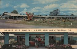 Desert Isle Motel Lawtey, FL Postcard Postcard Postcard