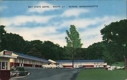 Bay State Motel Postcard