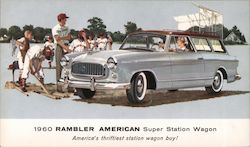 1960 Rambler American Super Station Wagon Postcard