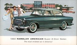 1960 Rambler American Super 2-Door Sedan -- The most imitated car in America! Cars Postcard Postcard Postcard